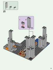 LEGO 21169 instructions page 25 – build guide