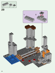 LEGO 21169 instructions page 34 – build guide
