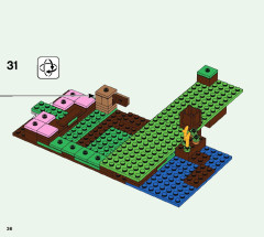 LEGO 21170 instructions page 36 – build guide