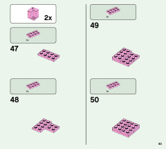 LEGO 21170 instructions page 43 – build guide