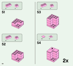 LEGO 21170 instructions page 44 – build guide