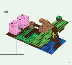 LEGO 21170 instructions page 45 – build guide