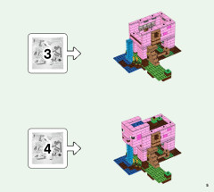 LEGO 21170 instructions page 5 – build guide