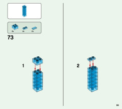 LEGO 21170 instructions page 55 – build guide