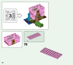 LEGO 21170 instructions page 58 – build guide