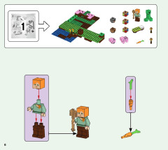 LEGO 21170 instructions page 6 – build guide