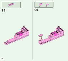 LEGO 21170 instructions page 70 – build guide