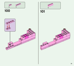 LEGO 21170 instructions page 71 – build guide