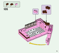 LEGO 21170 instructions page 75 – build guide