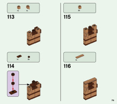 LEGO 21170 instructions page 79 – build guide