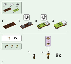 LEGO 21170 instructions page 8 – build guide
