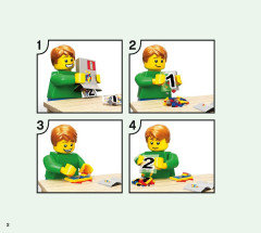 LEGO 21171 instructions page 2 – build guide