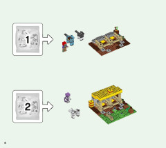 LEGO 21171 instructions page 4 – build guide