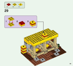 LEGO 21171 instructions page 43 – build guide