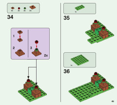 LEGO 21171 instructions page 45 – build guide