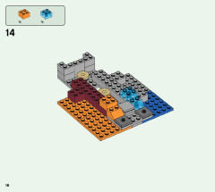 LEGO 21172 instructions page 16 – build guide