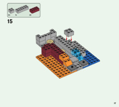 LEGO 21172 instructions page 17 – build guide