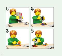 LEGO 21172 instructions page 2 – build guide