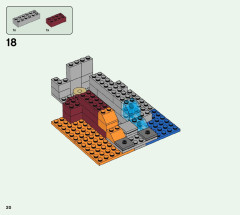LEGO 21172 instructions page 20 – build guide