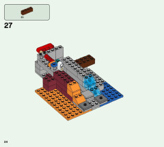 LEGO 21172 instructions page 24 – build guide