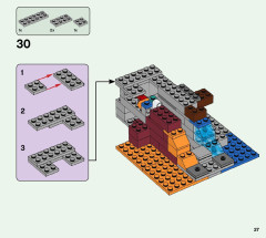 LEGO 21172 instructions page 27 – build guide