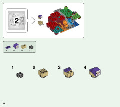 LEGO 21172 instructions page 28 – build guide