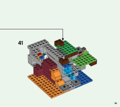 LEGO 21172 instructions page 35 – build guide
