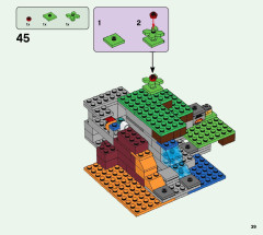 LEGO 21172 instructions page 39 – build guide
