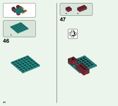 LEGO 21172 instructions page 40 – build guide