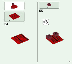 LEGO 21172 instructions page 45 – build guide