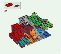 LEGO 21172 instructions page 51 – build guide