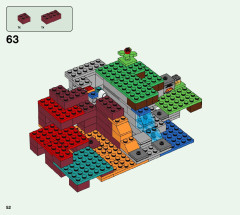 LEGO 21172 instructions page 52 – build guide