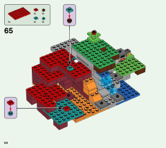 LEGO 21172 instructions page 54 – build guide