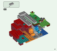 LEGO 21172 instructions page 57 – build guide