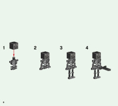 LEGO 21172 instructions page 6 – build guide