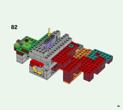 LEGO 21172 instructions page 65 – build guide