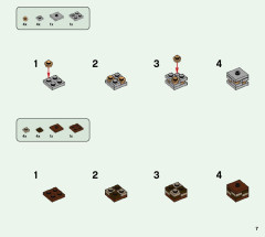 LEGO 21172 instructions page 7 – build guide