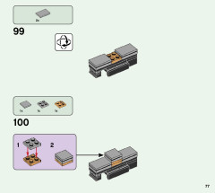 LEGO 21172 instructions page 77 – build guide