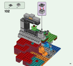 LEGO 21172 instructions page 79 – build guide