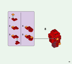 LEGO 21172 instructions page 85 – build guide