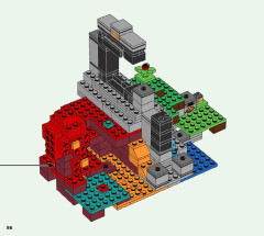 LEGO 21172 instructions page 86 – build guide