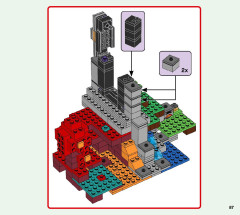 LEGO 21172 instructions page 87 – build guide