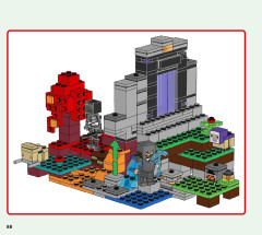 LEGO 21172 instructions page 88 – build guide