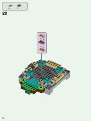 LEGO 21173 instructions page 40 – build guide