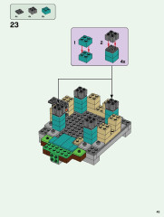 LEGO 21173 instructions page 43 – build guide