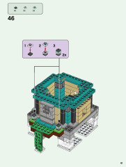 LEGO 21173 instructions page 61 – build guide