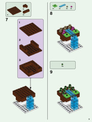 LEGO 21173 instructions page 9 – build guide