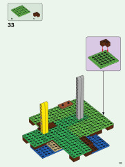 LEGO 21174 instructions page 33 – build guide