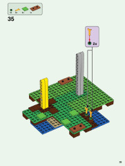 LEGO 21174 instructions page 35 – build guide