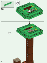 LEGO 21174 instructions page 72 – build guide